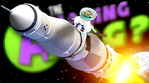 两个智障蛙登月历险 发现宇宙怪兽 鲤鱼Ace